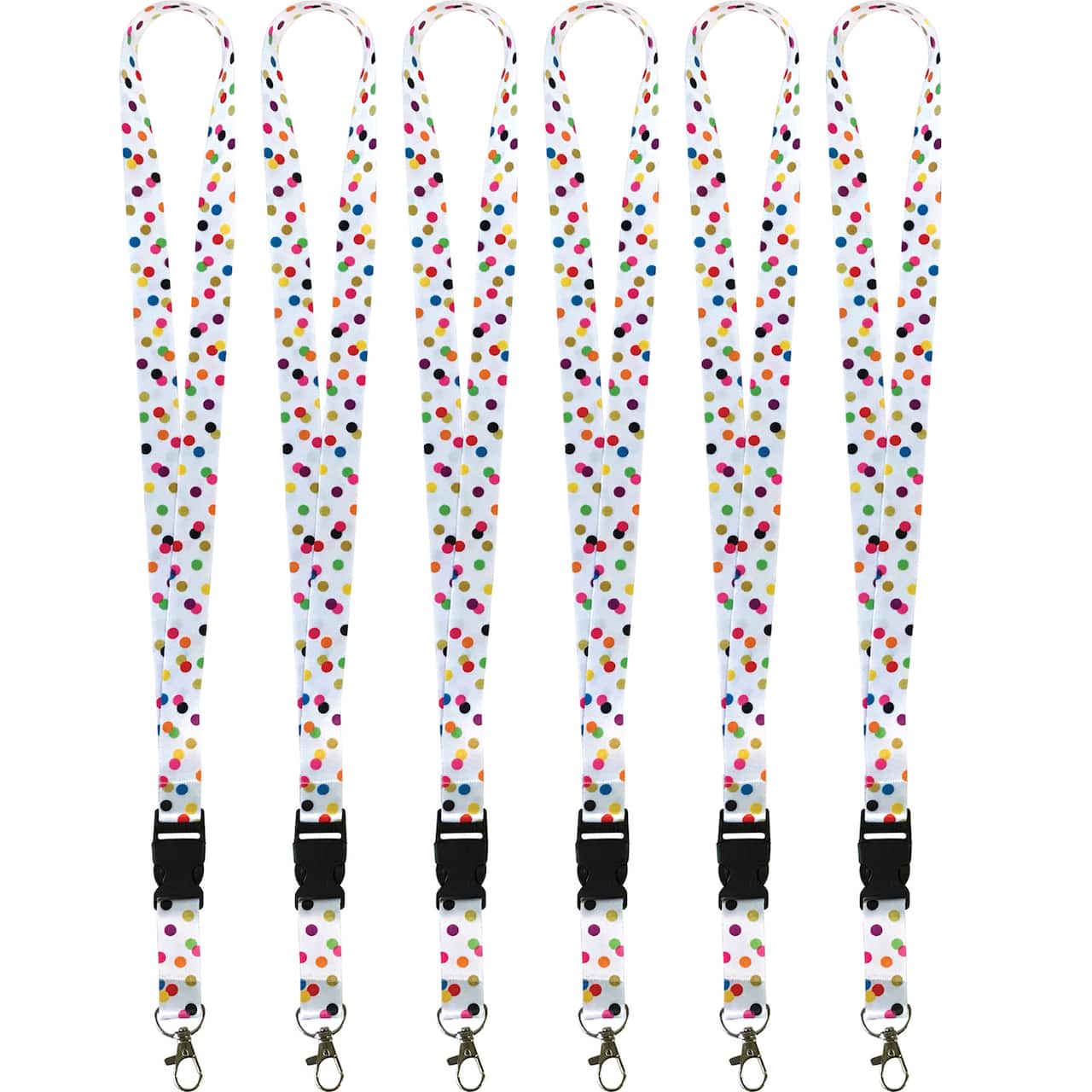 Teacher Created Resources Confetti Lanyard, 6ct.